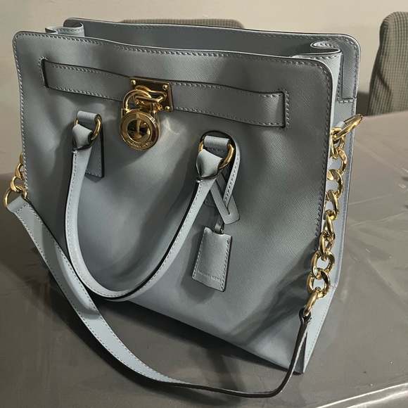 MK large tote bag light blue brand new comes with dust bag - Picture 2 of 6